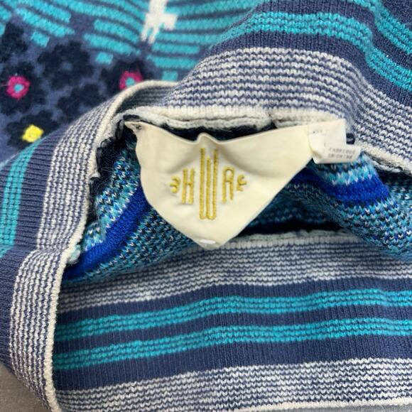 Anthropologie HWR Wool Alpaca Blend Llama Line Sweater Skirt size Small Pencil - Picture 7 of 8